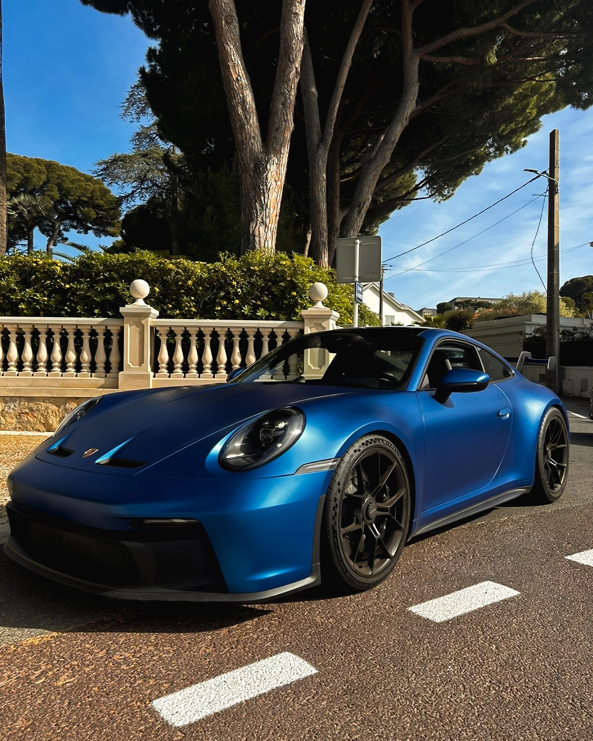 Porsche 911 GT3 bleu satiné covering complet - MRL PROD